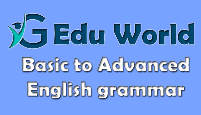 Basic to Advanced English grammar